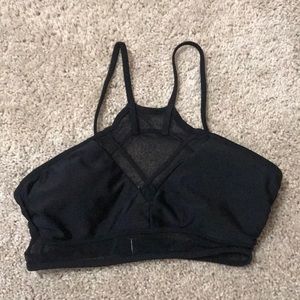 Black high neck bathing suit top!
